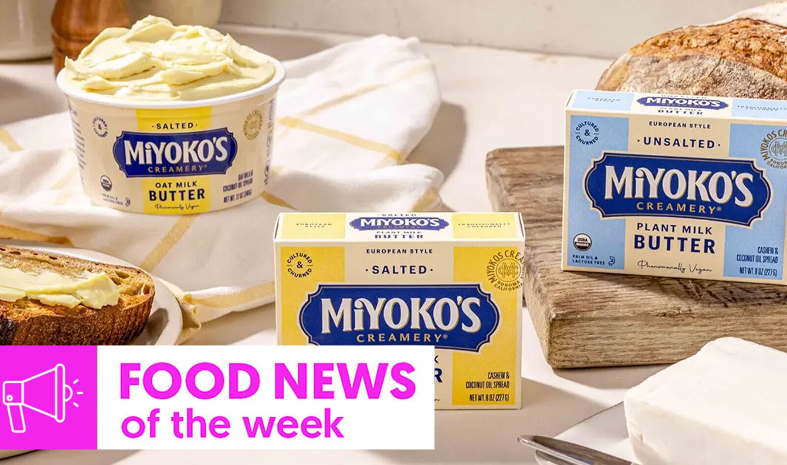 Vegan Food News of the Week: Miyoko’s Considers Sale, Virgin Atlantic’s Snack Bars, and More 