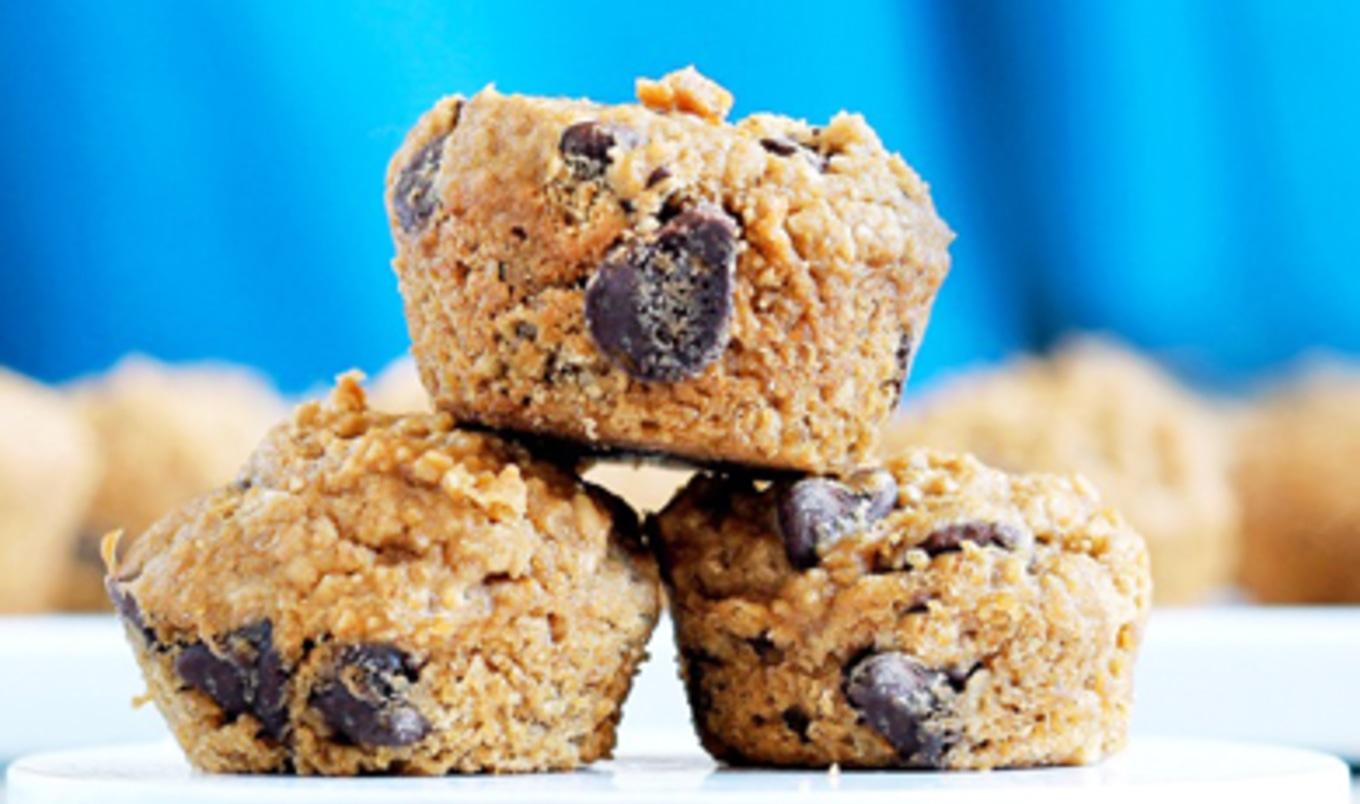 Chocolate Chip Cookie Dough Mini-Muffins