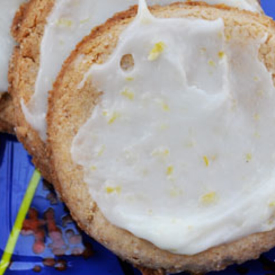 Gluten-Free Frosted Lemon Cookies
