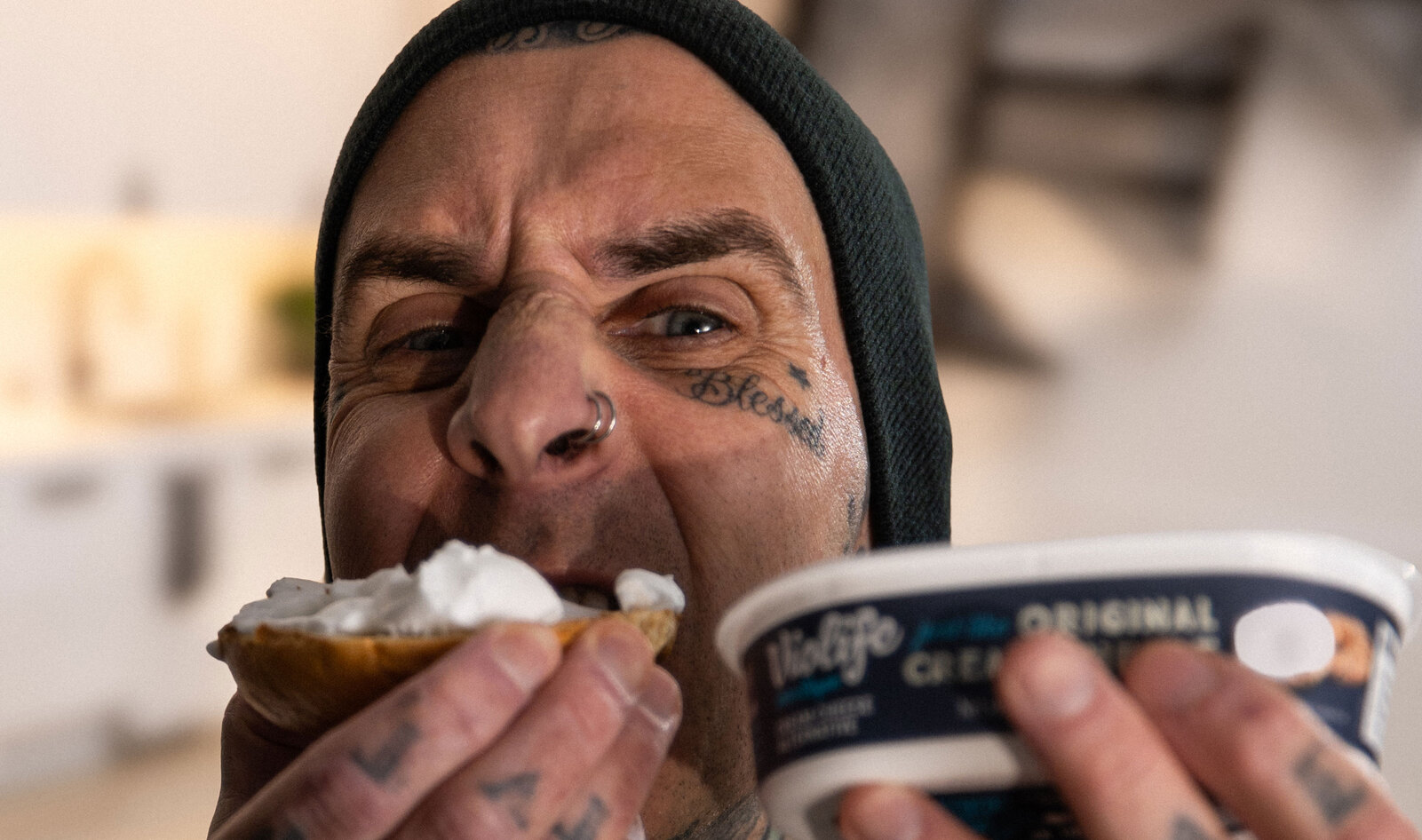 Why Travis Barker Wants to Buy You a Cheesy Bagel on New Year's Day