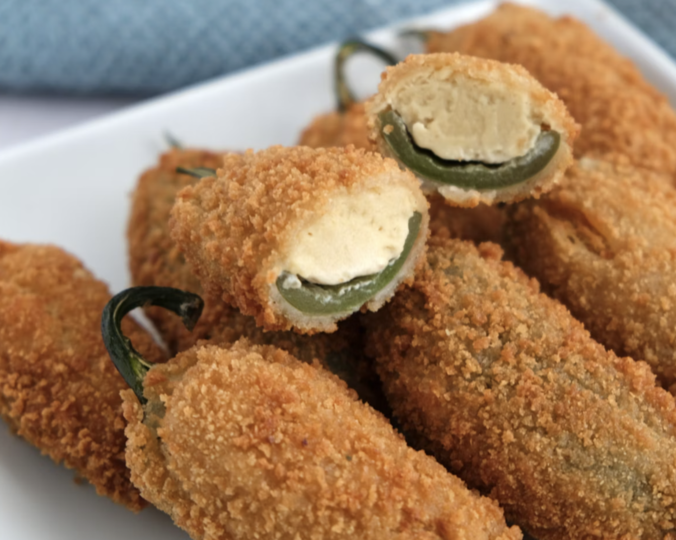 Vegan Jalapeño Poppers with Lemon Cashew Cream