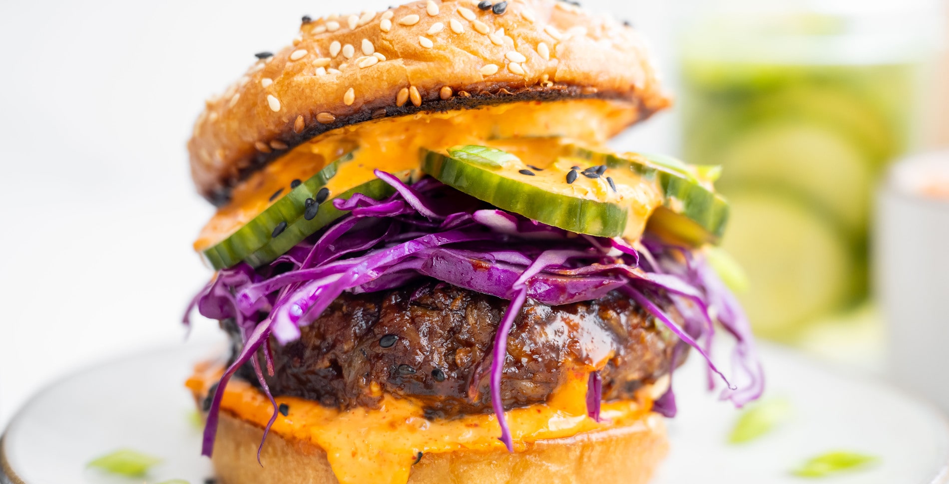 Korean BBQ Super-Protein Burgers
