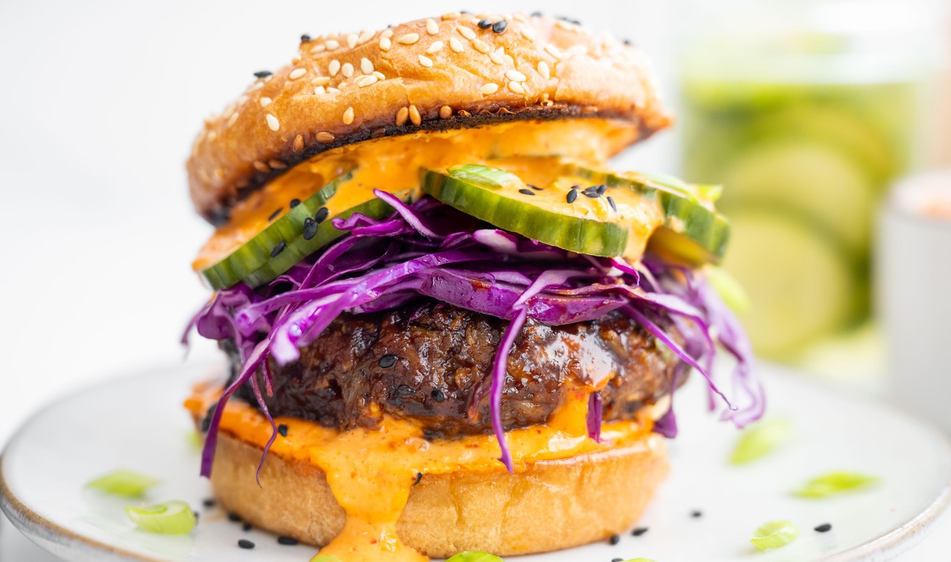 Korean BBQ Super-Protein Burgers