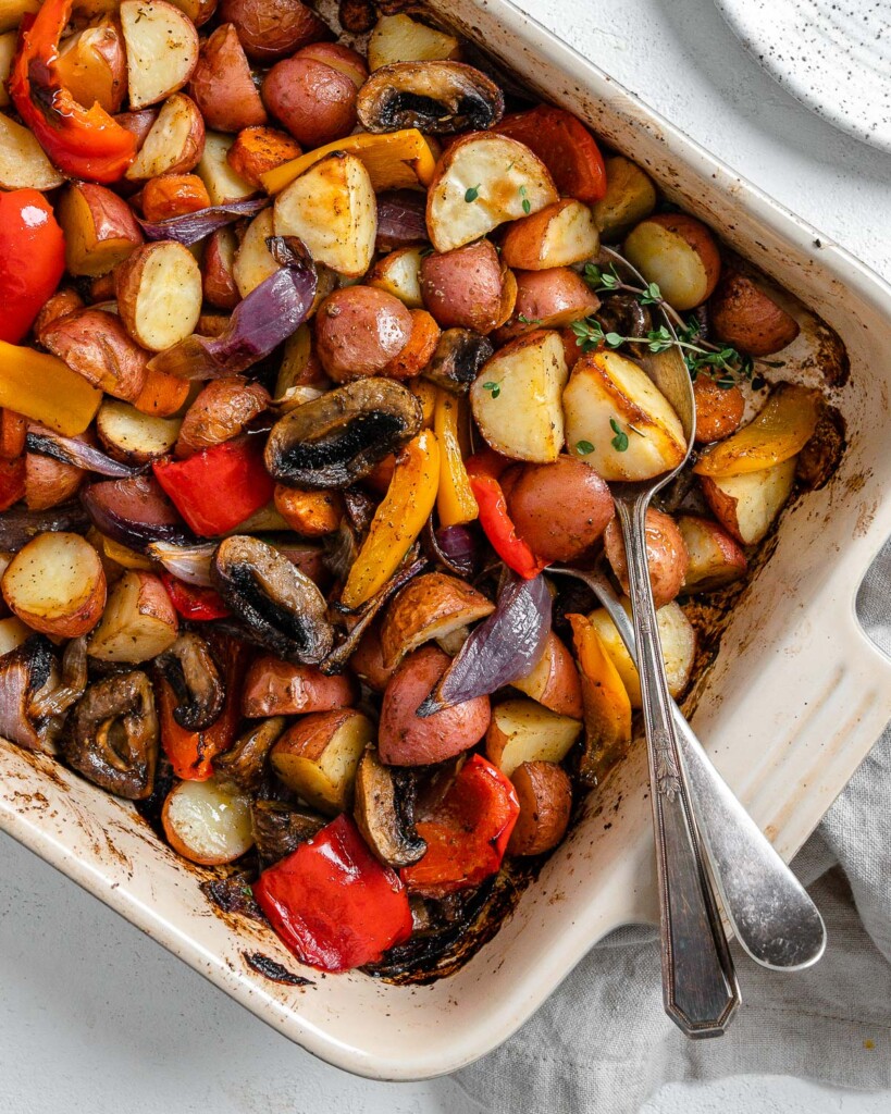 Vegan Roasted Vegetables with Thyme