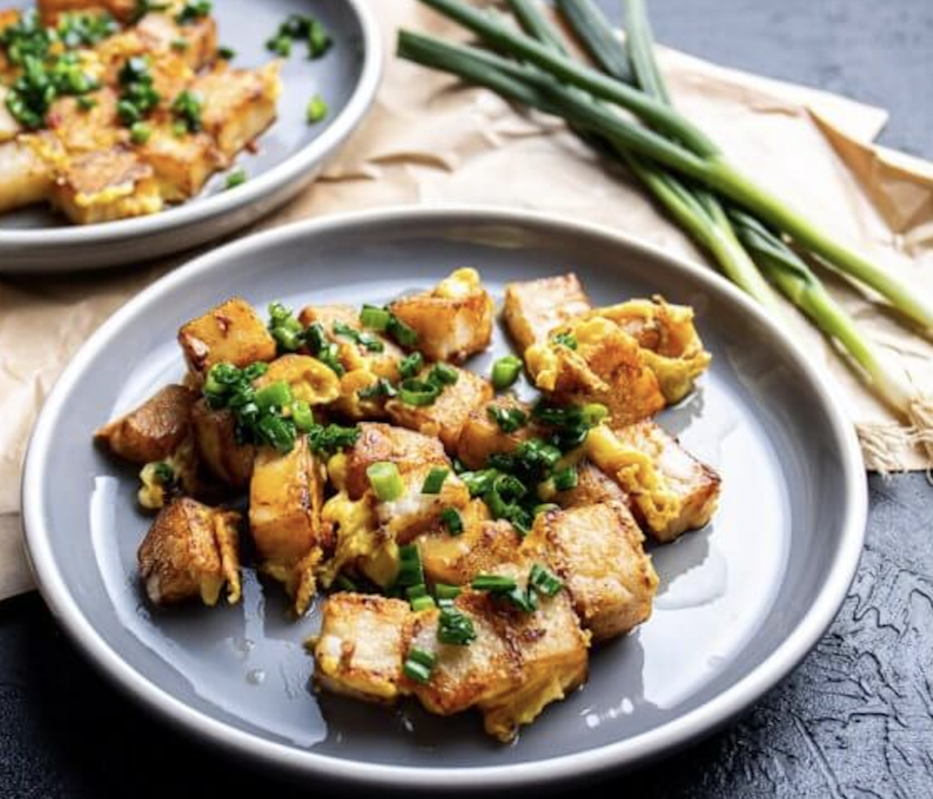 vegan Vietnamese fried rice cake