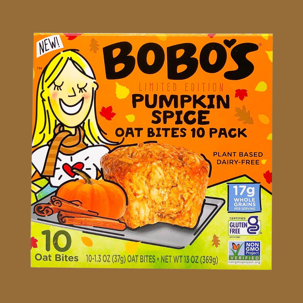 Bobo’s Pumpkin Spice Oat Bites