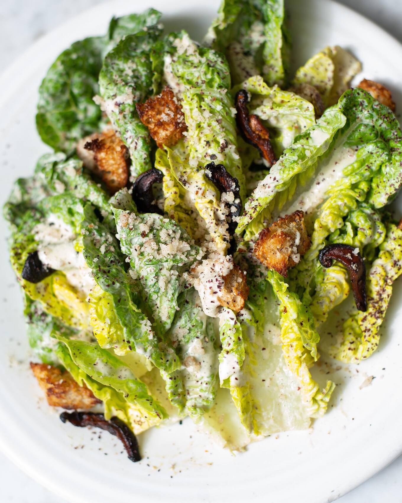 Caesar salad at Café Gratitude