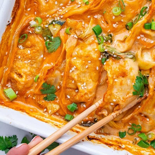 Trader Joe’s Dumpling Bake Is the New Viral Hit, Here's How to Make It Vegan