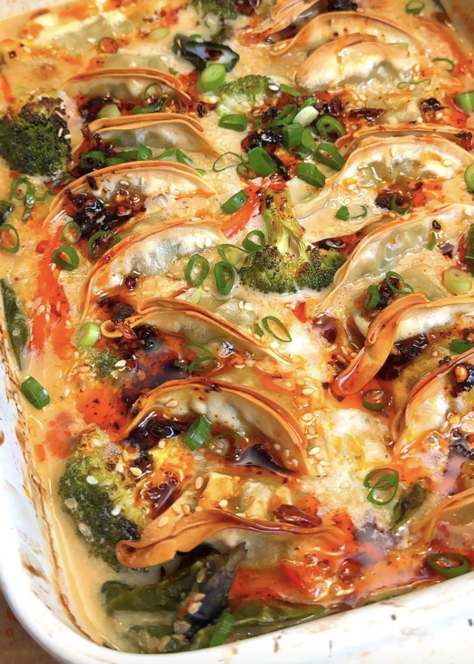 dumpling bake by Dr. Vegan