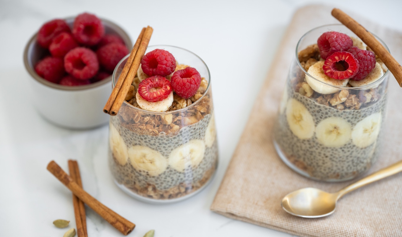 Creamy Vanilla Chai Protein Pudding