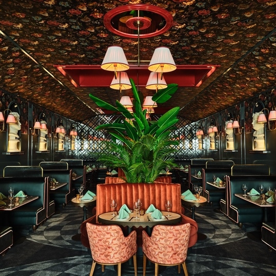 San Diego Just Got a Playful Retro Diner ... That Leads to a Dramatic Vegan Restaurant