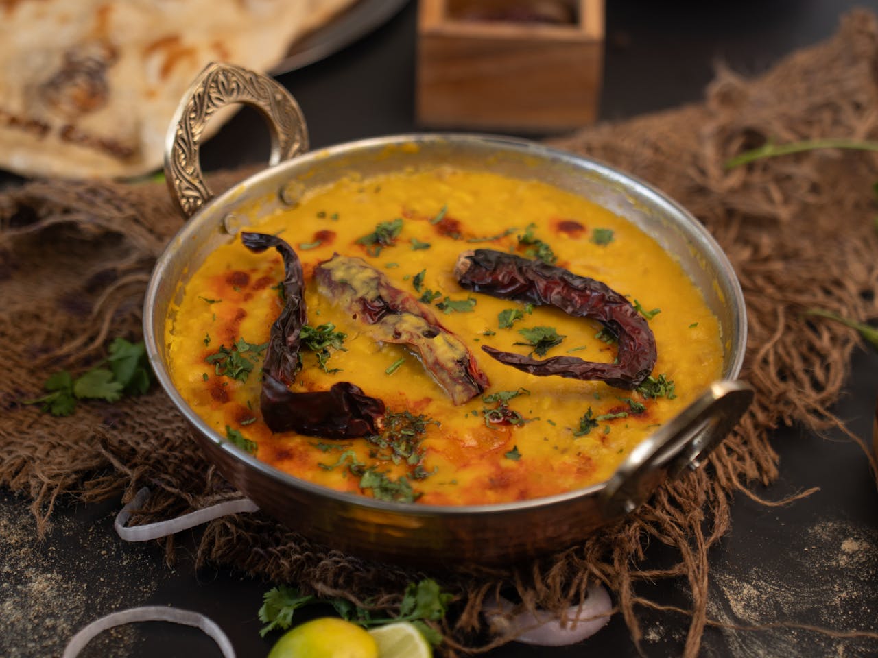 traditional indian lentil curry
