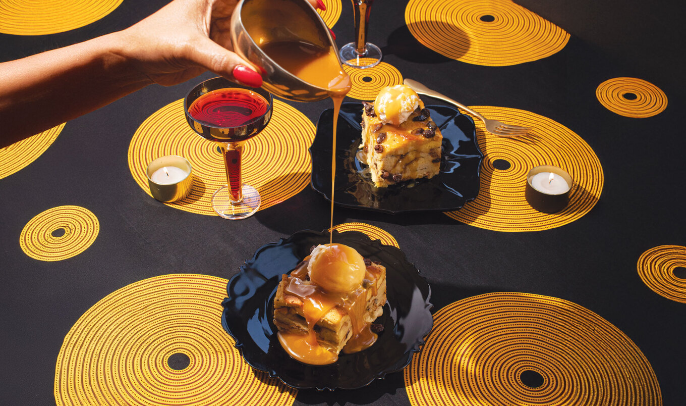 Brown Sugar Custard Brioche Bread Pudding