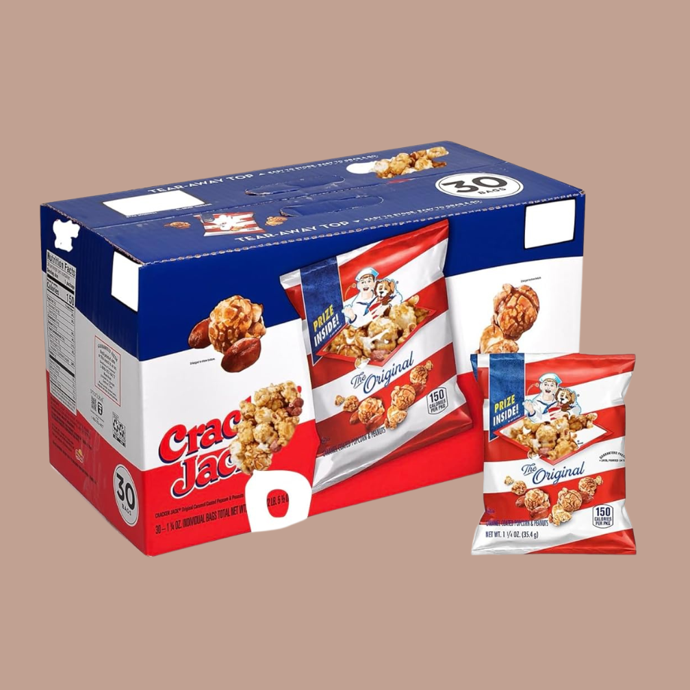 Cracker Jacks Caramel Popcorn and Peanuts