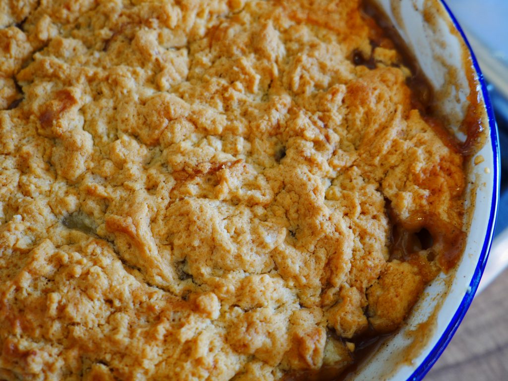 Oat Milk Apple Pandowdy