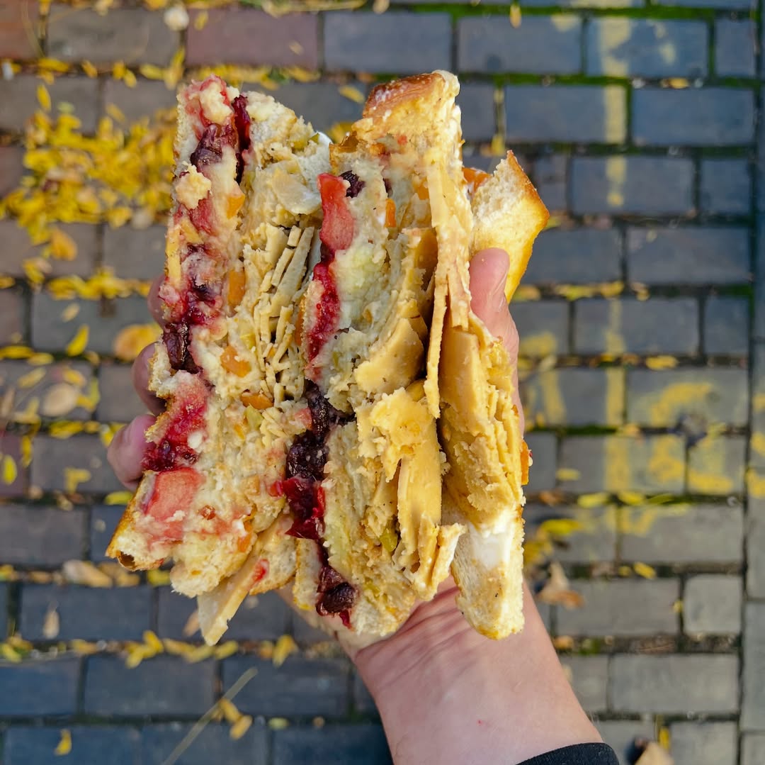 Veggie Galaxy Thanksgiving Sandwich