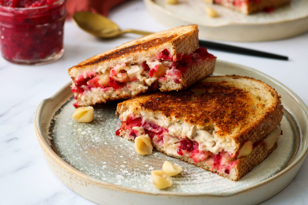 Vegan Thanksgiving Leftovers Grilled Cheese Recipe