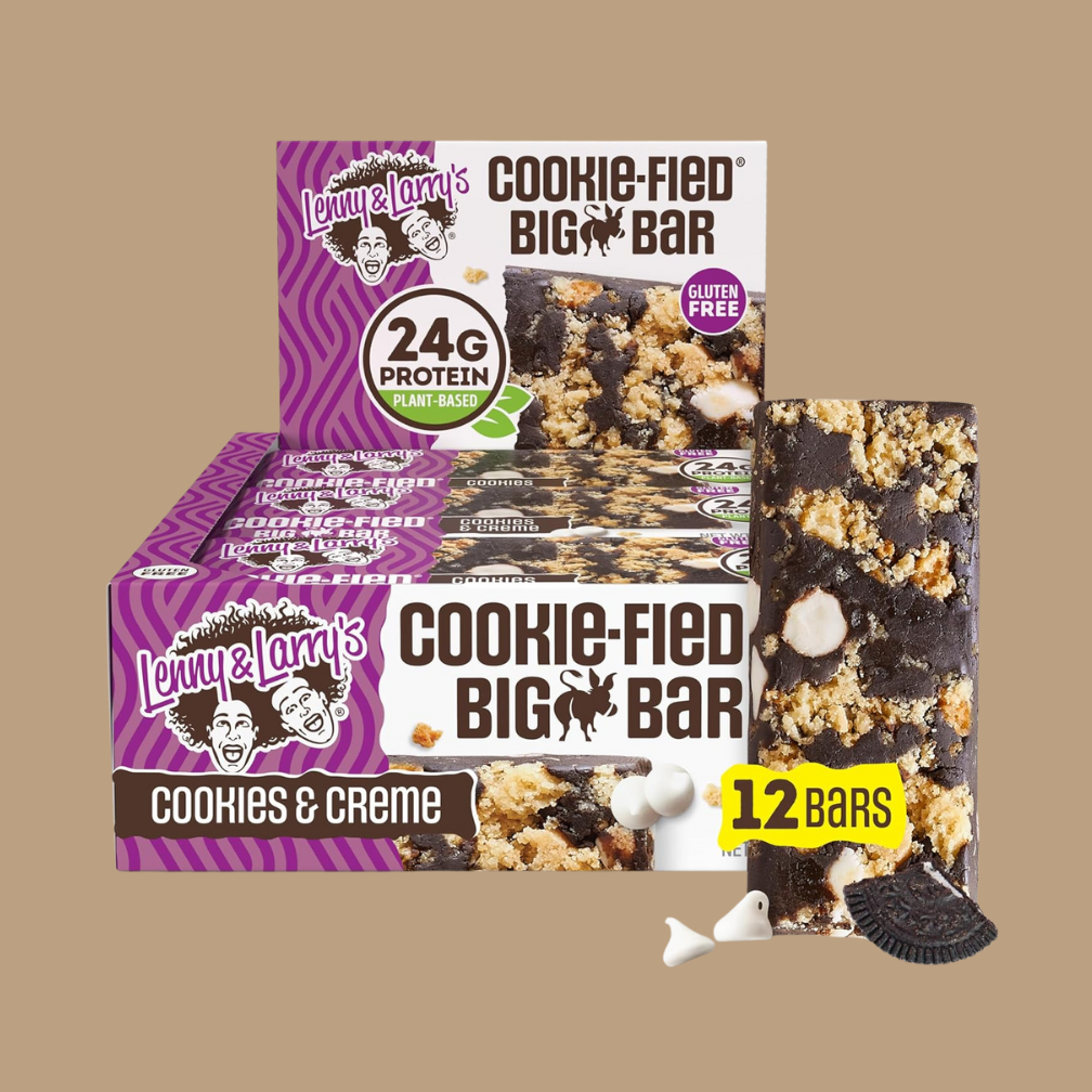  Lenny & Larry's Cookies and Creme Vegan Protein Bars 