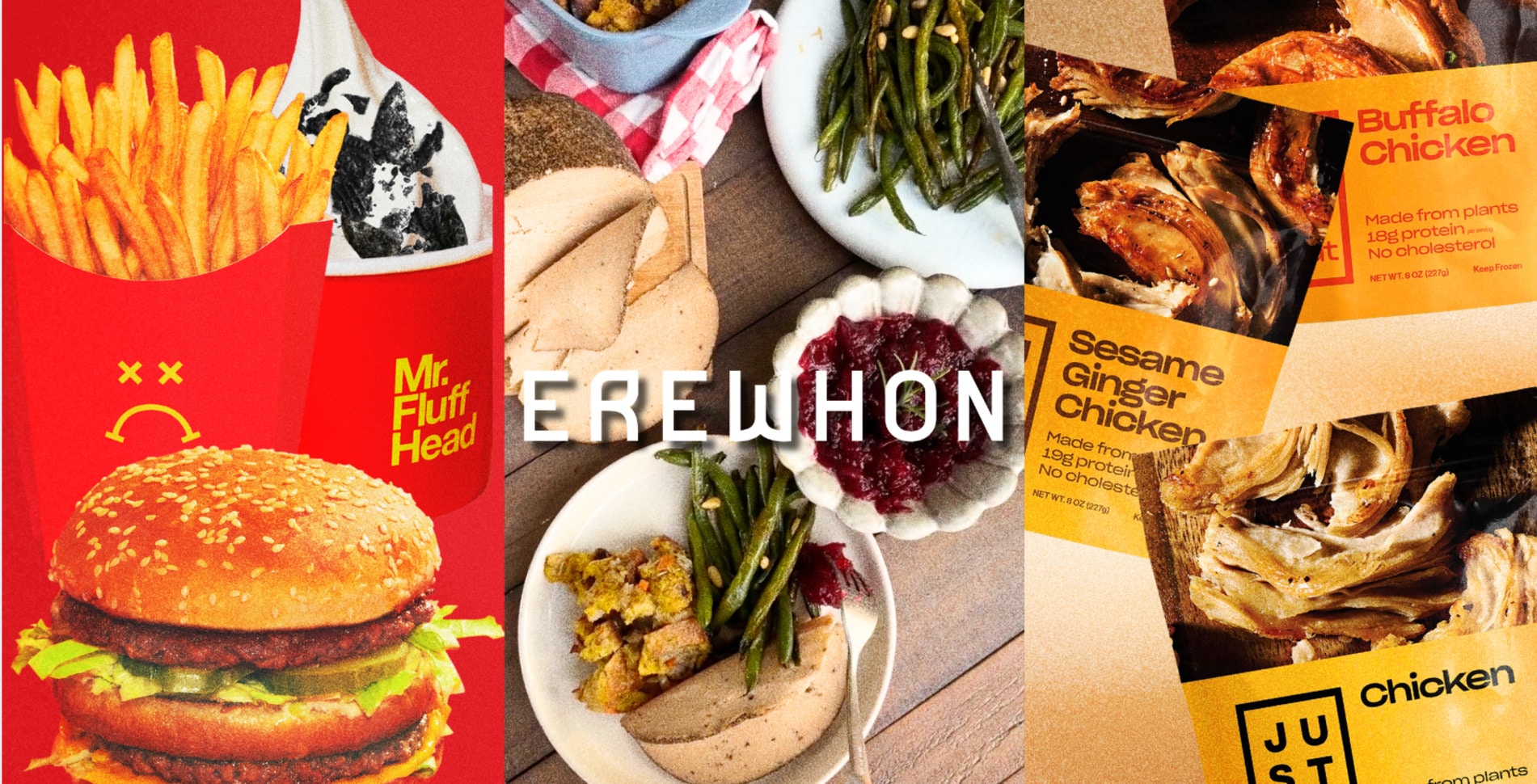 This Week’s Food News: Full-Size Mycelium Holiday Roasts Hit Erewhon, The Vegan McDonald’s Opens in a New City, and Eat Just’s New Chicken Launches Nationwide