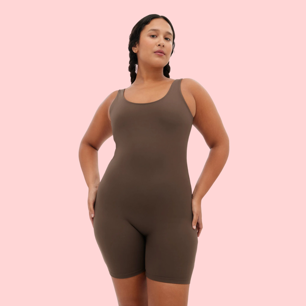  Girlfriend Collective Café Bike Unitard 