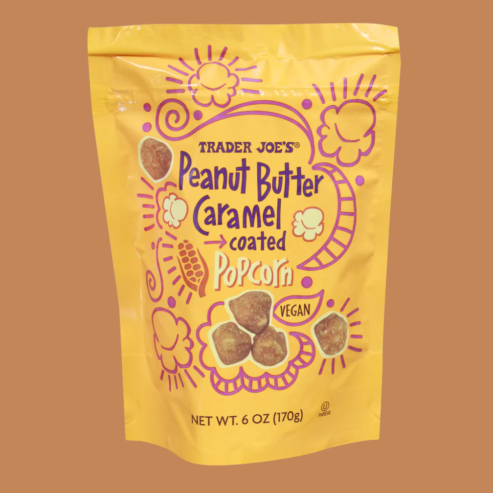 Peanut Butter Caramel Coated Popcor