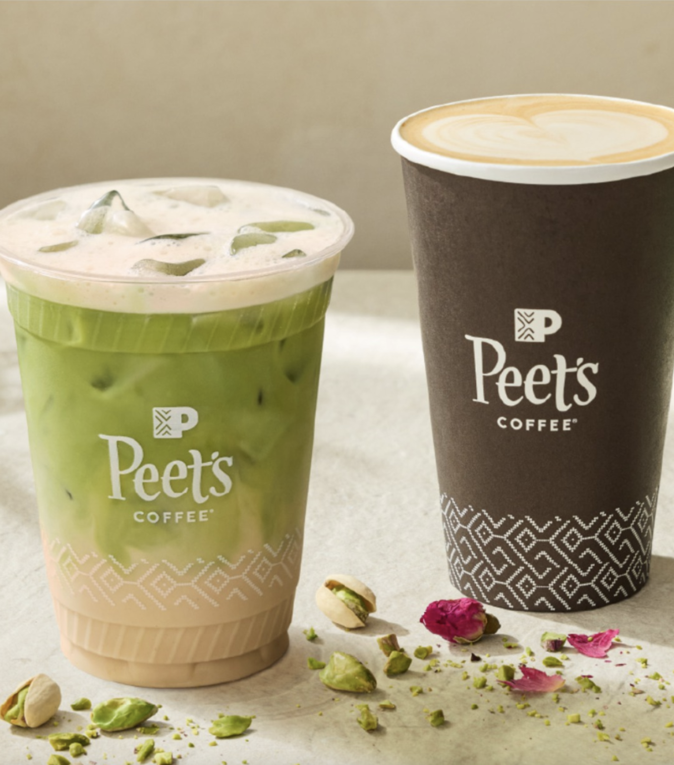 Peet&rsquo;s Coffee pistachio lattes