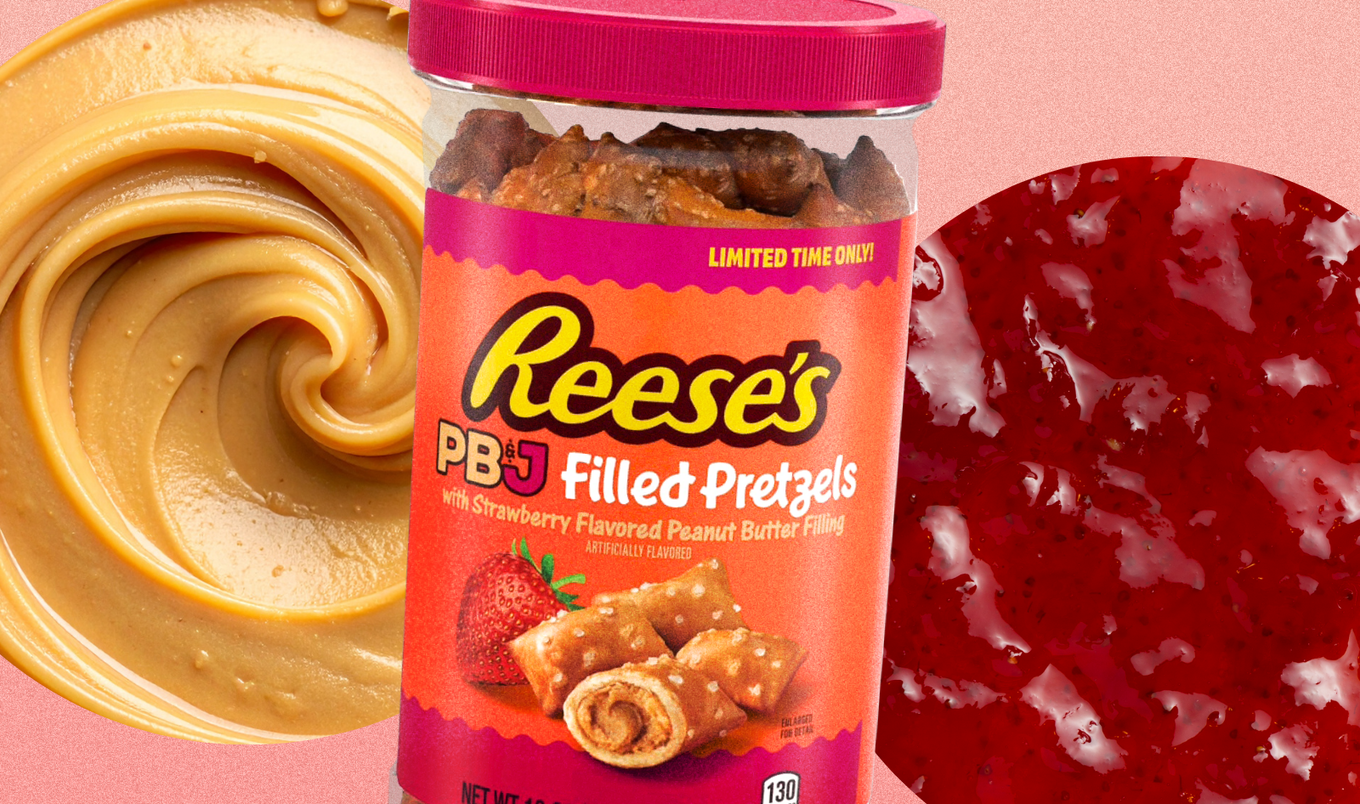 Reese's Peanut Butter and Jelly PBJ pretzels