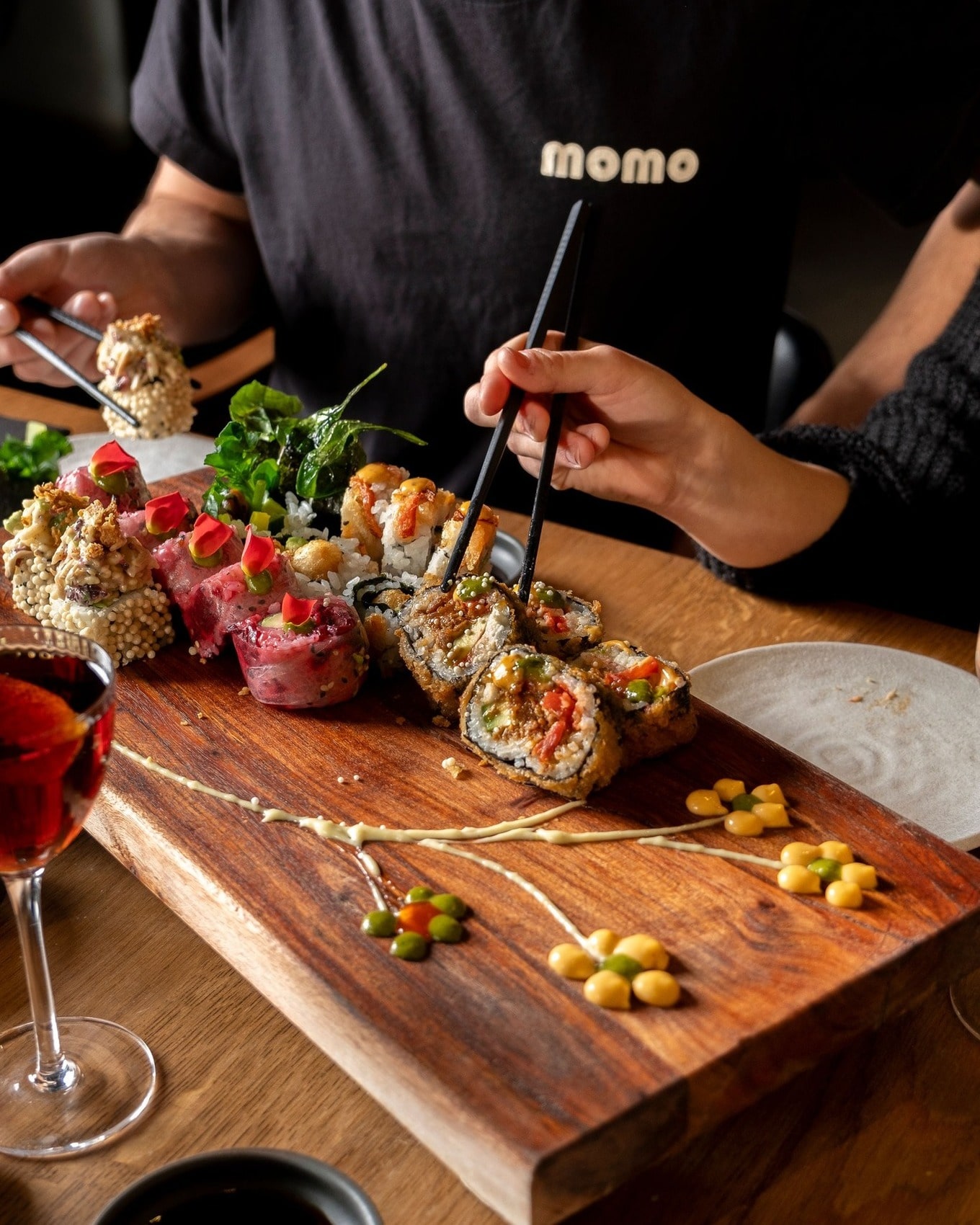 Sushi Momo platter Toronto