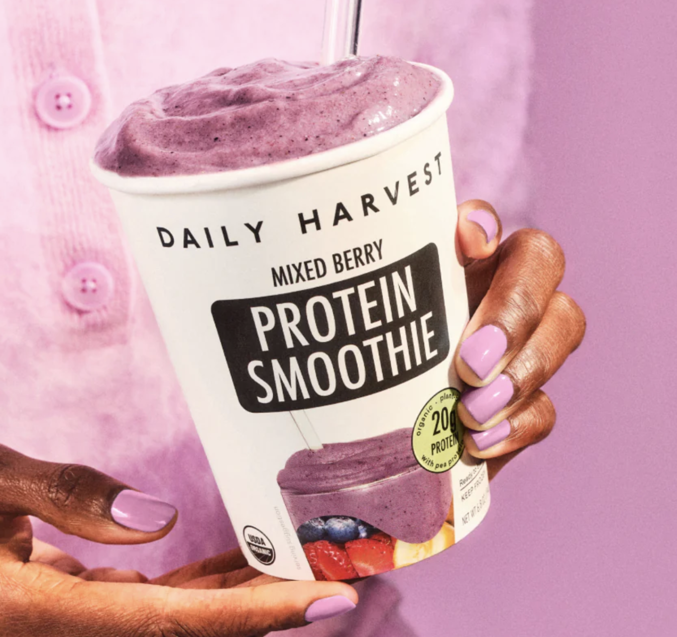 Daily Harvest protein smoothie