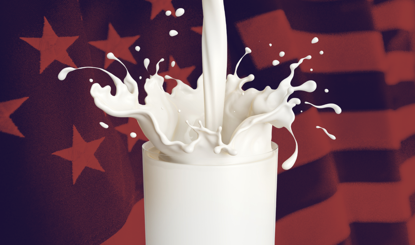 American Flag and Milk.kumarsu6745 : scyther5