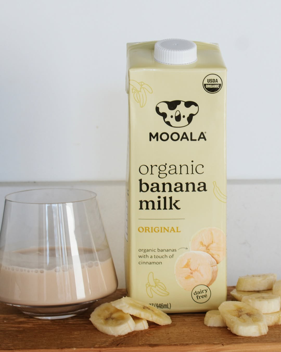 organic banana milk