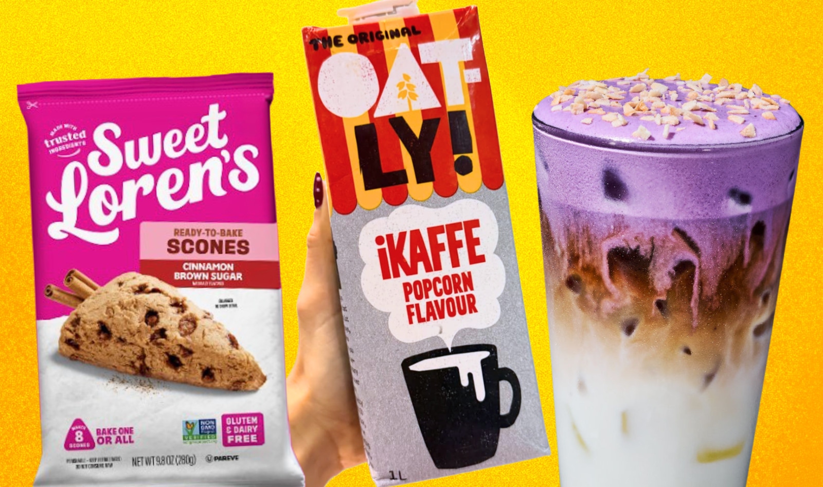 Oatly Popcorn Milk, Starbucks’ Ube Drinks, and More Vegan Food News This Week