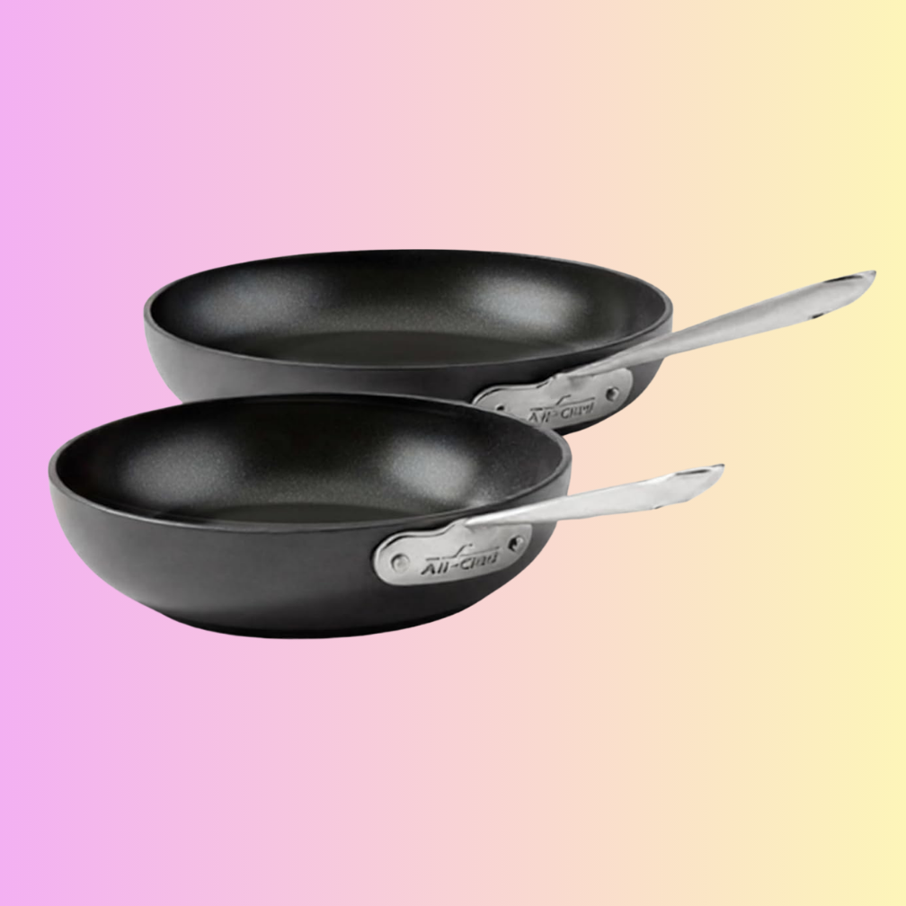 All-Clad HA1 Hard Anodized 2 Piece Frying Pan Set