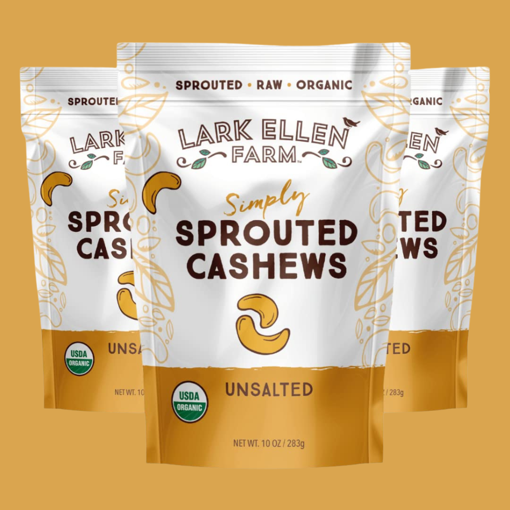 Lark Ellen Farm Simply Sprouted Cashews