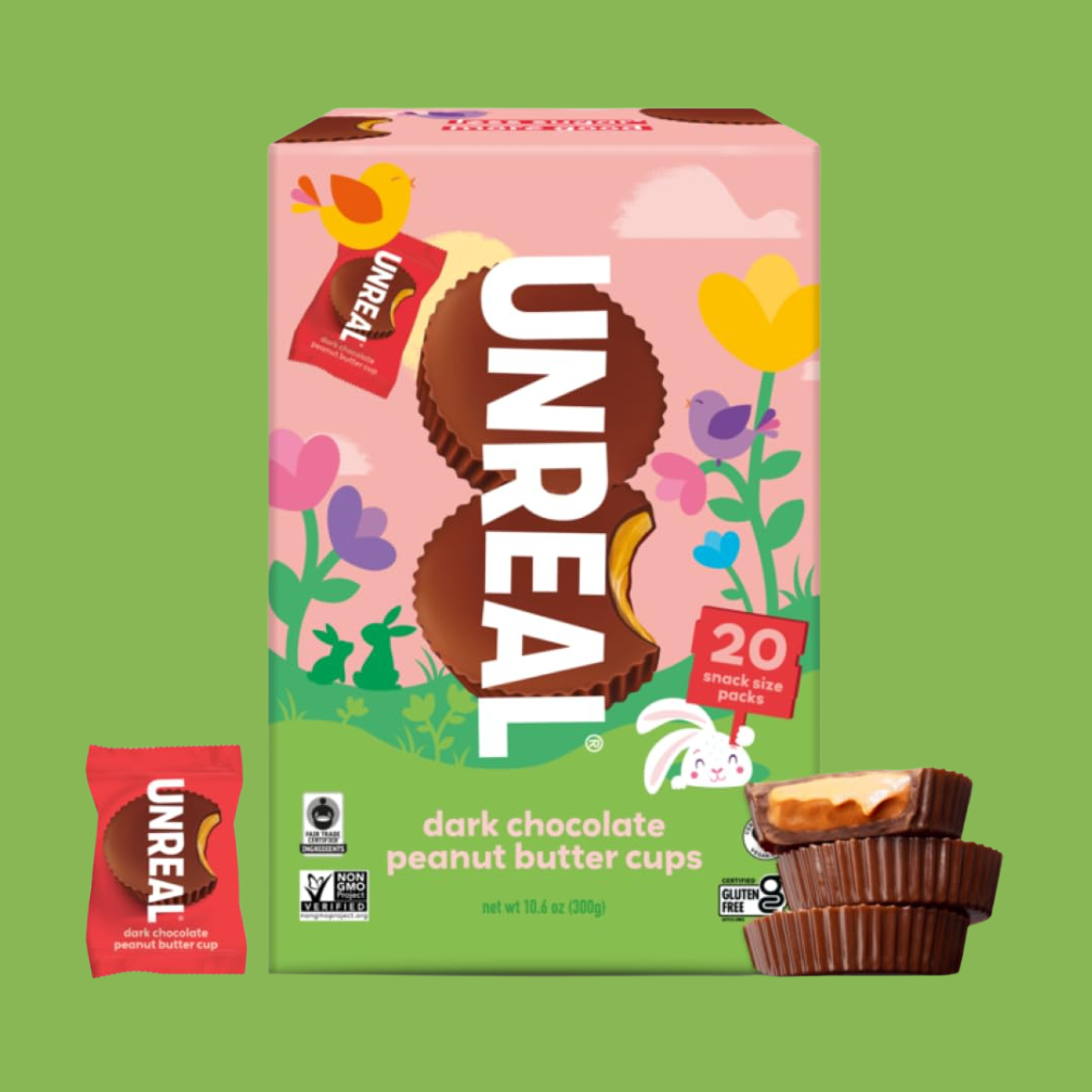 Unreal Dark Chocolate Peanut Butter Cups Easter