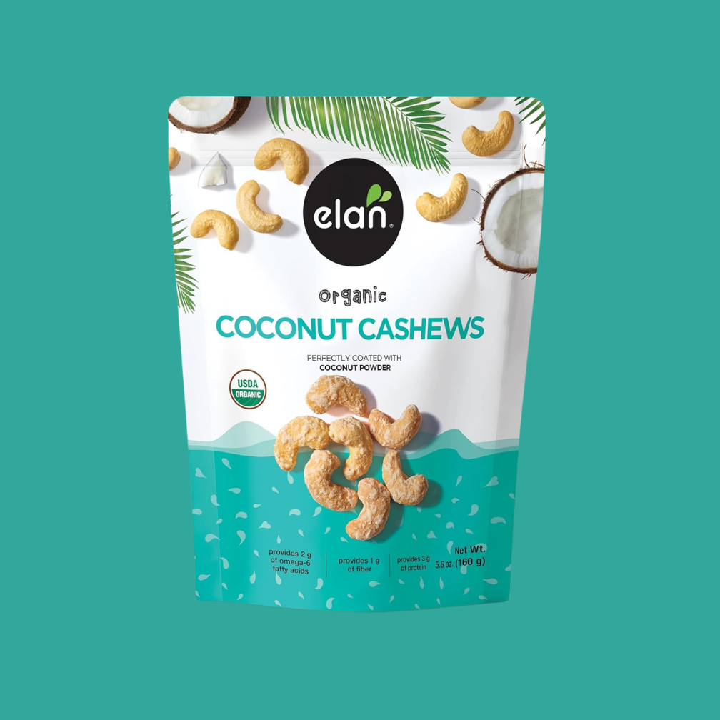 Elan Organic Coconut Cashews