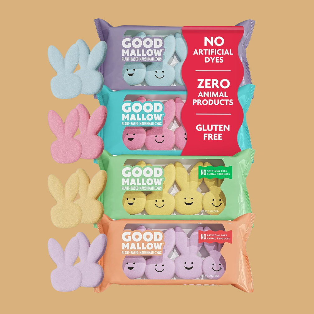  GoodMallow Plant-Based Easter Bunny Marshmallows