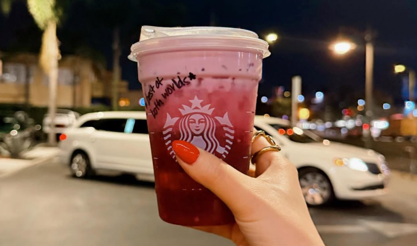 Starbucks Hannah Montana drink