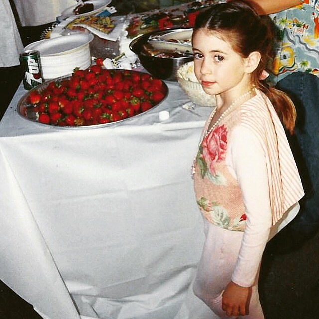 Chloe Coscarelli as a child