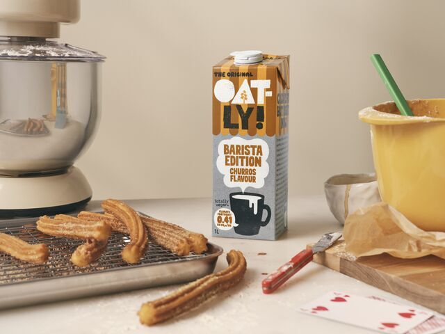 Oatly churro milk
