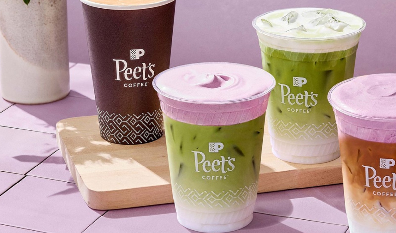 Ube, Matcha, and Lavender Take Over Peet’s Spring Drinks Menu (Here's What's Vegan)
