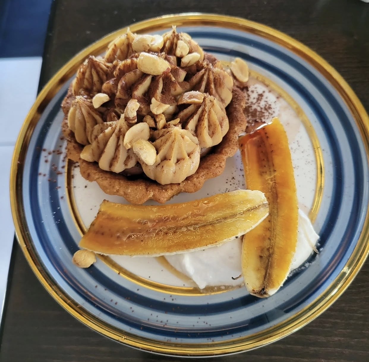 Vim vegan peanut butter tart