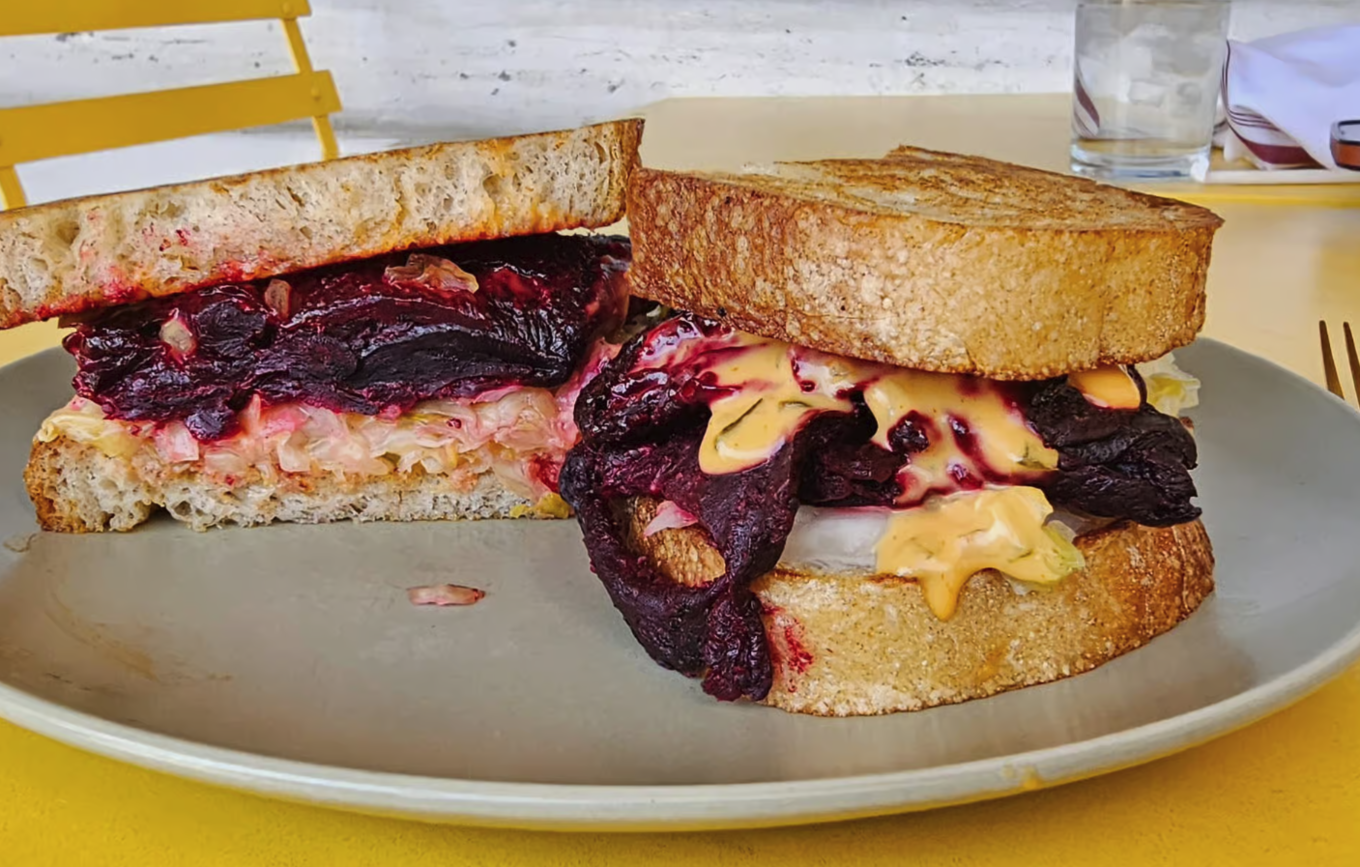 Beautiful Day beet reuben