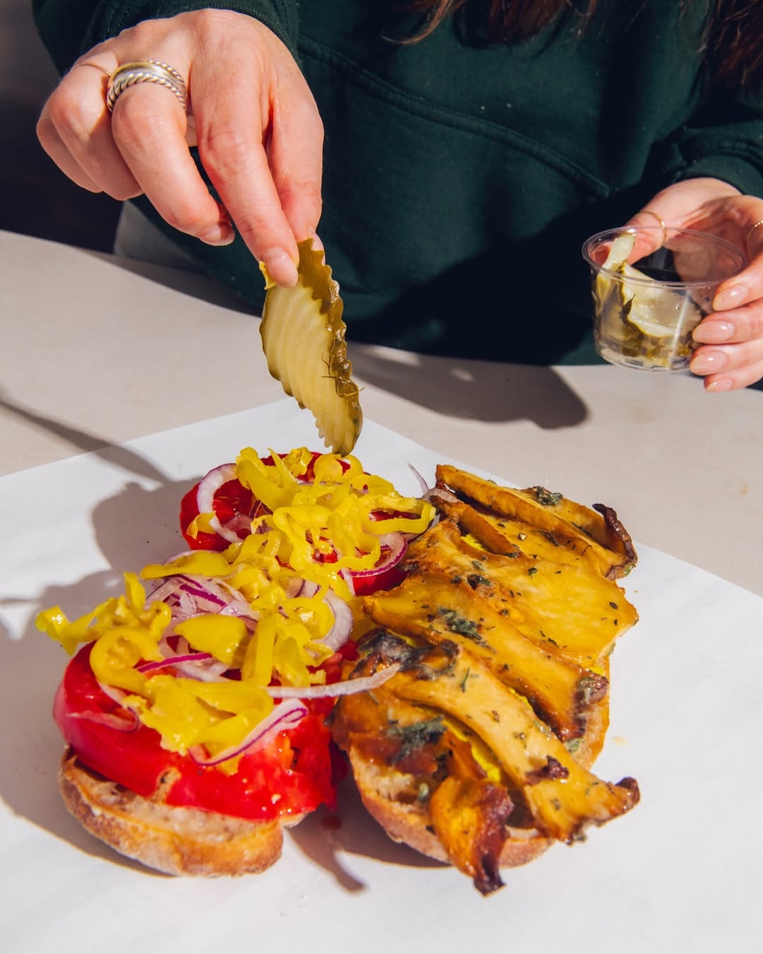 B&T&rsquo;s Deli sandwich