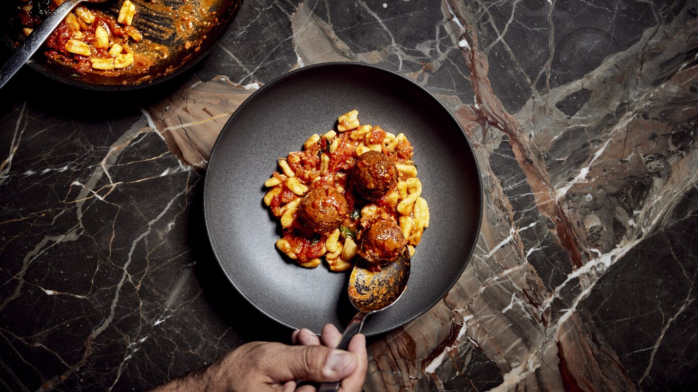 Mission Barns meatballs