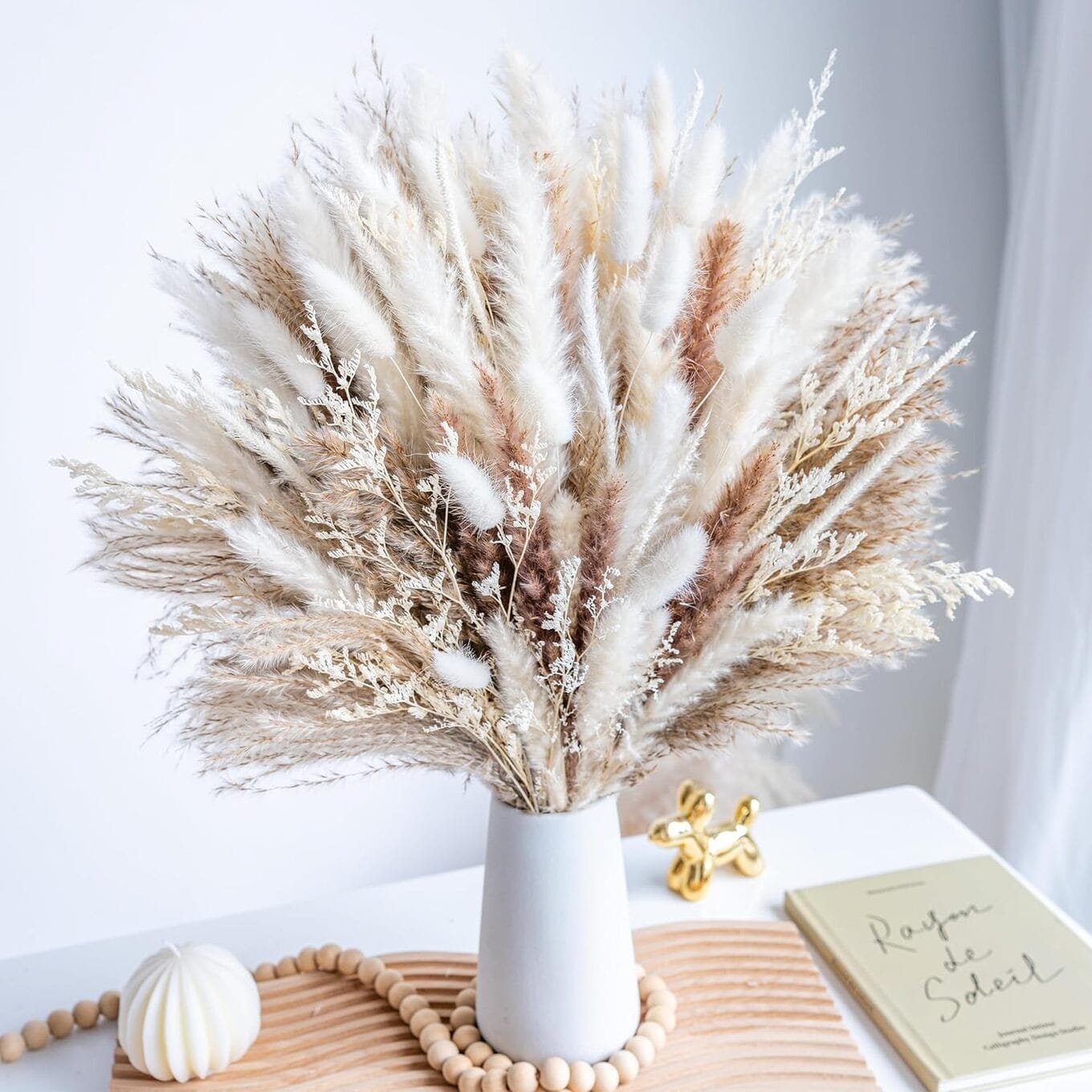 Natural Dried Pampas Grass Bouquet