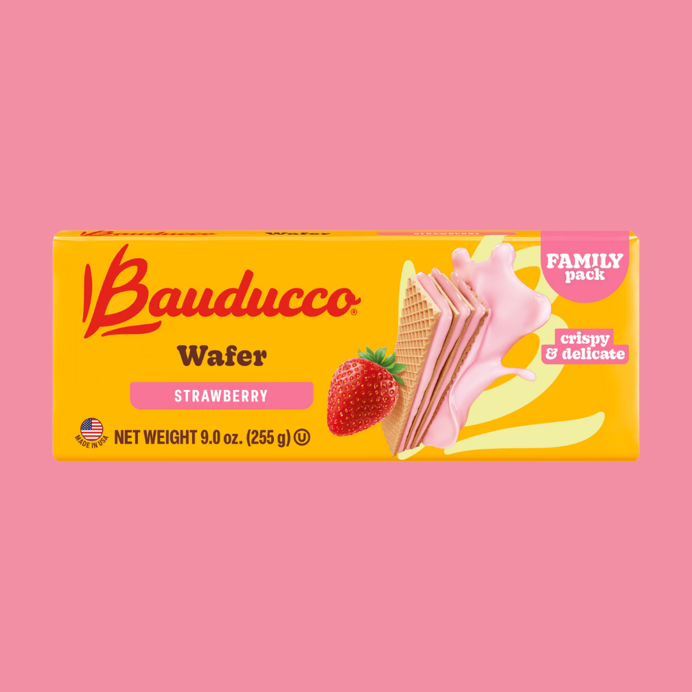 Bauducco Strawberry Wafers