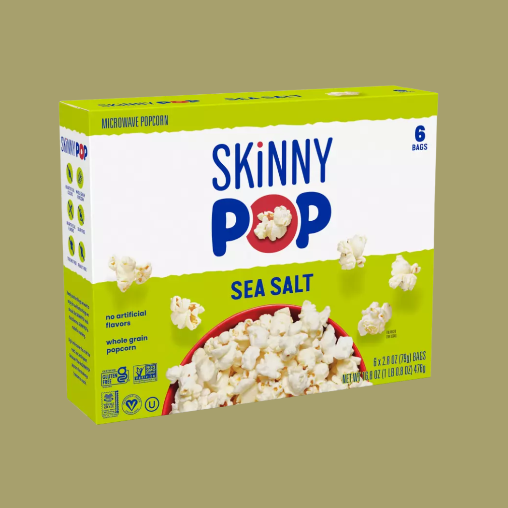 SkinnyPop Sea Salt Microwave Popcorn