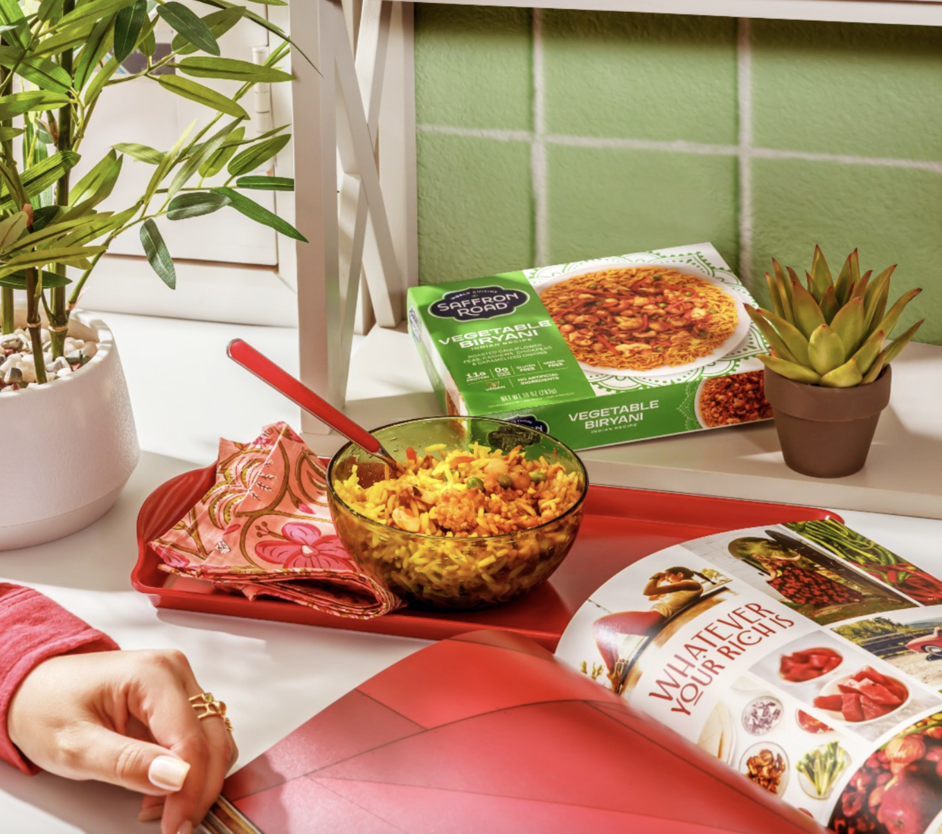 Saffron Road frozen meal