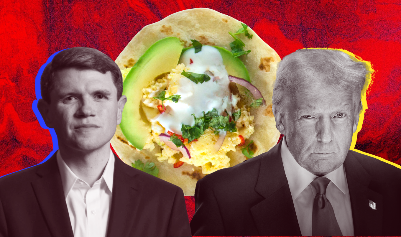 James Talarico.Donald Trump.Taco